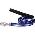 Red Dingo Dog Lead Reflective Dark Blue, Medium RE437212